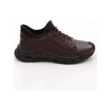 Dgn 2100 Erkek Comfort Ayakkabı Kahve Siyah Strech