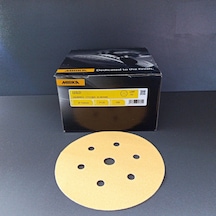 Mırka Zımpara Epoksi Reçine Tekne Mobilya Gold Serisi 120 Kum Cırtlı 150 Mm 100 Adet