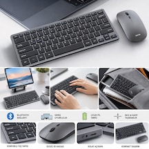 Lenovo Ideapad Slim 3 15.6'' Uyumlu Bluetooth Kablosuz Ofis Klavye Mouse Seti Diğer