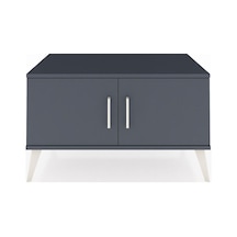 Hyperion Şifonyer 2 Raflı 2 Kapaklı 88x44x48 Antrasit-antrasit/çam Antrasit/çam