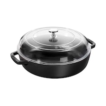 Staub 405010360 Cam Kapaklı Döküm Sote Tenceresı