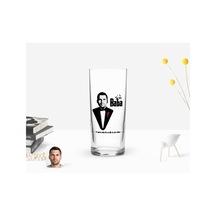 Kişiye Özel Renkli Baskılı Godfather Baba Tasarımlı Rakı Bardağı-6