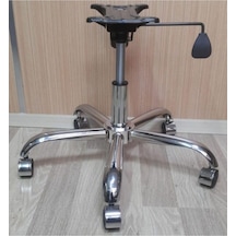 Ofis Büro Çalışma Koltuğu Için Metal Yıldız Ayak Amortisör Tekerlek Şase Tek Kollu Mekanizma Se Gri