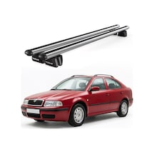 Pençe Skoda Octavia V 1998-2004 Uyumlu Gri Ara Atkı 109cm Port Bagaj Tavan Barı
