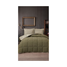 Çift Kişilik Uyku Seti Sherpa Comforter Haki