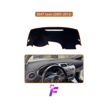 Seat Leon 2005-2012 Uyumlu Torpido Örtüsü Yansıma Önleyici Tam Koruma Hızlı Montaj K22