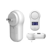 Moly Lcd Ekranlı Süper-sessiz Ultrasonik Sinek-kurbağa-fare Kovucu, Dinamik Frekans, Beyaz, 220v Avusturya Standartı, 112x71x56mm