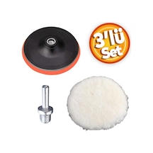 Pasta Cila Polisaj Parlatma  Pedi Keçesi+Taban+Aparatı(3'Lü SET)