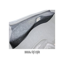 Peugeot 301 Bagaj İçi Eşik Halı Kaplama 2012 Ve Sonrası + Klips Takımı