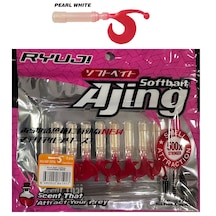 Ryuji Baby Curtail 4.3cm Kokulu Lrf Silikon Yem 8 Ad Pearl White