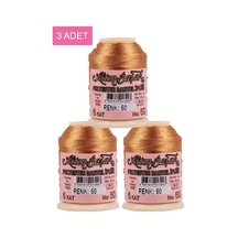 3 Adet Altınbaşak Oya Ve Dantel İpi 20 Gr - Royaleks - No: 050