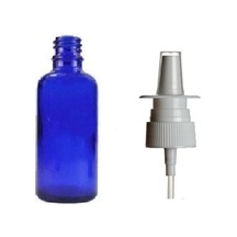 10ml Mavi Cam Şişe, Burun Spreyi, 12 Adet Nazal Spreyli, Ecza Şişesi, İlaç Şişesi Diğer