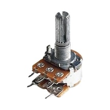 100k Stereo Potansiyometre Anahtarlı 5 Pin