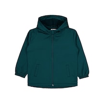 Civil Boys İçi Polarlı Basic 6-9 Yaş Yağmurluk - Yeşil Koyu Yosun