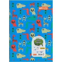 My Note Text Up Pp.kap.defter Dikişli A4 100 Yp Kareli Zürafa