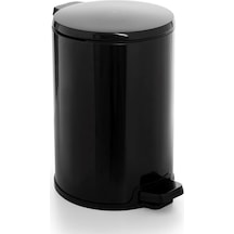 Primanova M-E49-06-06 Cigo Pedallı 12 Litre Siyah Çöp Kovası Siyah