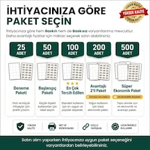 Herboy Hb-1540 45 X 25 Mm A4 Baskılı Laser Etiket 500 Adet