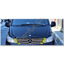 Markadan Mercedes Vito Krom Ön Panjur 2004-2010 7 Parça Paslanmaz