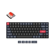Kechron S1-A1 QMK Custom Gateron Low Profile Red Switch White Backlight Mekanik Klavye