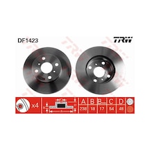 Toyota Corolla Uyumlu 1988-1993 Ön Fren Diski Trw 4351220240