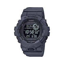 Casio Gbd-800uc-8dr Quartz Dijital Silikon Gri Siyah Kadran 10 Atm 49 Mm Erkek Kol Saati Gri