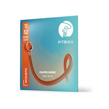 Pitbull Strings Coated Seri Akustik Gitar Teli Uzun Ömürlü, Parlak Ton, Yüksek Dayanıklılık Cag 11-52 El