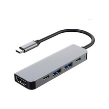 Hb-01 Type C Hub Hdmı Usb Pd Metal A Kalite 4k Hd Pd 100w Hub