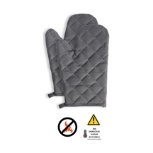 Yanmaz Ve Isıya Dayanıklı Fırın Eldiveni 2 Eldiven Füme