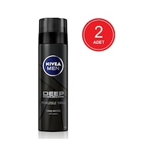 Nivea Men Deep Dimension Pürüzsüz Tıraş Köpüğü 2 x 200 ML