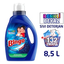 Bingo Beyaz ve Renkliler Sıvı Çamaşır Deterjanı 33 Yıkama 4 x 2145 ML