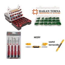 Rico Oring Seti 800 Parça 270 Pc Isıya Dayanıklı Oring Seti Oring Cıkarma Conta Seti