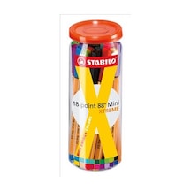 Stabilo 88 Mini İnce Uçlu Keçeli Kalem 0.4 MM 18'li