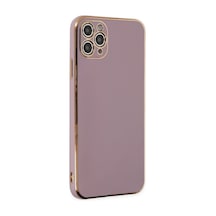 Newface - 512 - İphone 11 Pro Max Kılıf Volet Silikon - Metemıx - - Mor