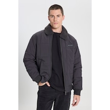 Regular Fit Normal Kesim Antrasit Bomber Ceket W232228003 Antrasit