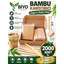 Bambu Karıştırıcı 11 Cm 2000 Adet