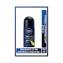 Nivea Men Deep Extreme Maxxtech 72 Saat Erkek Roll-On Deodorant 50 ML