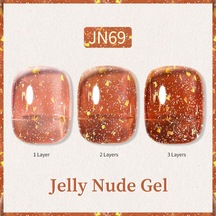 Born Pretty 10ml Jelly Nude Seri Kalıcı Oje Jn69 57851-19