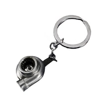 Schulzz Ultra Realistik Dönen Turbo Salyangozu Metal Anahtarlık
