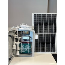24ah Jel Akülü Taşınabilir Güneş Enerji Sistemi 600w İnvertörlü Hobi Bahçesi Konteyner Dağ Evi Solar Set