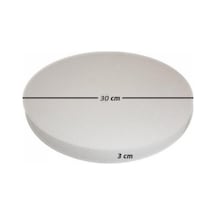 Strafor Taban Kalınlık 3Cm Yuvarlak 30 Cm (10 Adet)