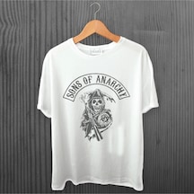 Startmore Sons Of Anarchy Tişört Beyaz