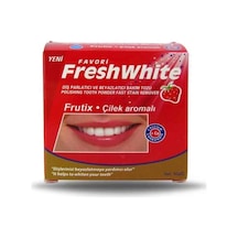 Favori Fresh White Çilek Aromalı Parlatıcı ve Beyazlatıcı Diş Bakım Tozu 50 G