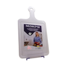 Kesme Tahtası Kaydırmaz Plastik Kesme Sunum Tahtası Pratik Kesim Panosu 165x315 Mm Royaleks-fr-105 Antrasit