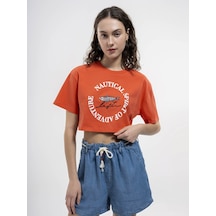 Loft Kadın T-shirt Mercan Lf2035323 24yp69000215 P6959