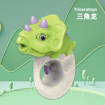 Bba Karikatür Dinozor Yinelenen Songkran Festivali Su Tabancası Çocuklar Yaz Çizgi Film Triceratops Su Tabancasıyla Oynuyor