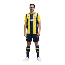 Puma Fenerbahçe Lisanslı Yetişkin Forma-şort-çorap Seti Sarı - Lacivert