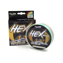 Fujin Hex Braid 4x 300mt Multicolor Pe İp Misina 0,18 Mm 0,18 Mm