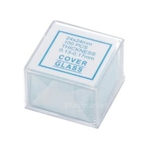 24X24 Mm Lamel 100 Lük Kutu - Mikroskop Slayt için- Cover Glass