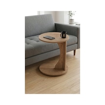 Yan Sehpa Modern C Sehpa Minimal Tasarım Yuvarlak Orta Sehpa Salon Koltuk Yanı Dekoratif 6099 Sepet Çok Renkli