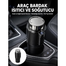 Isıtma Soğutma Özellikli Araç Bardaklığı Çakmak Girişli Akıllı Yeni Nesil